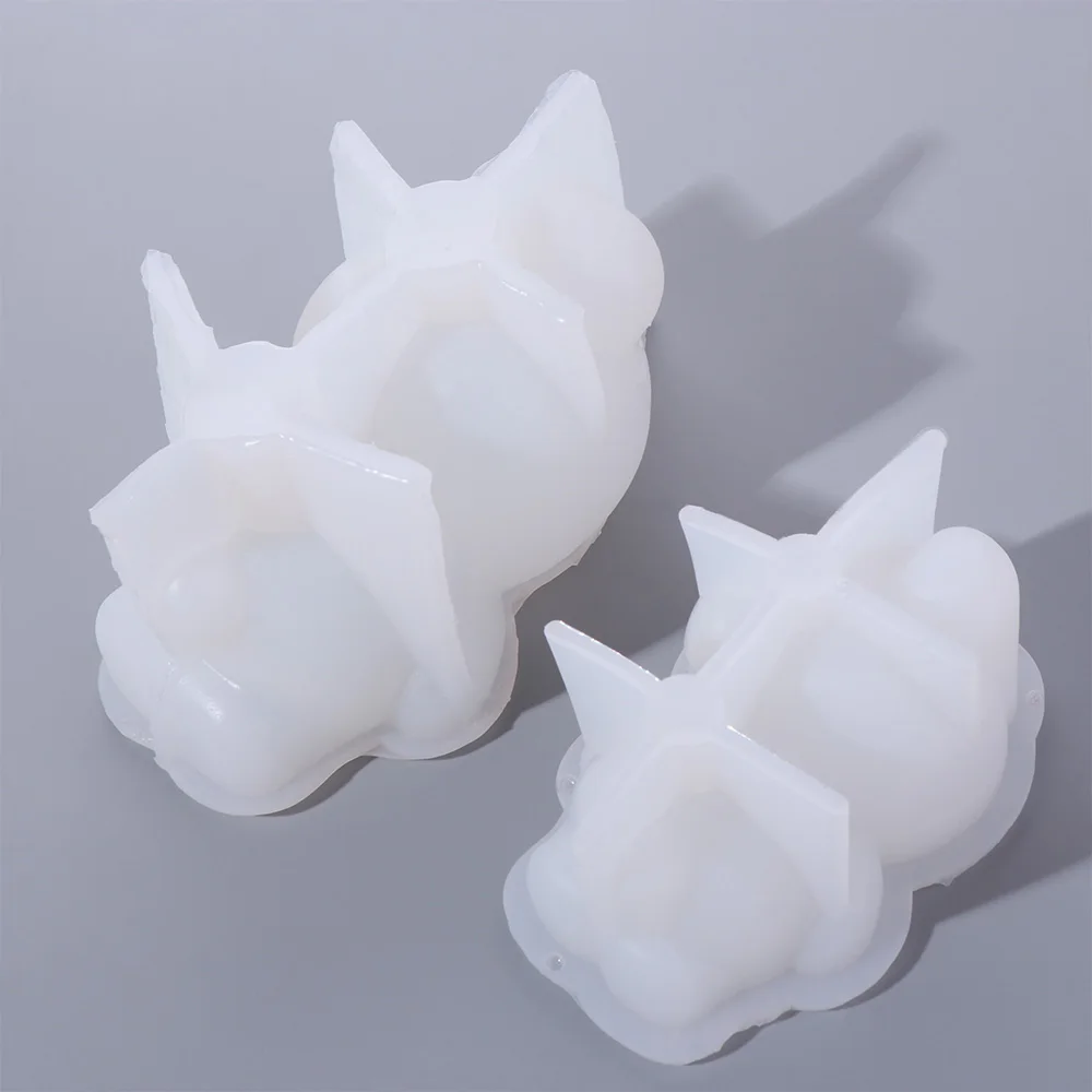 Kitchen Supplies Cake Mold Sleeping Bear Mold Mousse Baking Tool Pudding Mold 3D Silicone Candle Mould DIY
