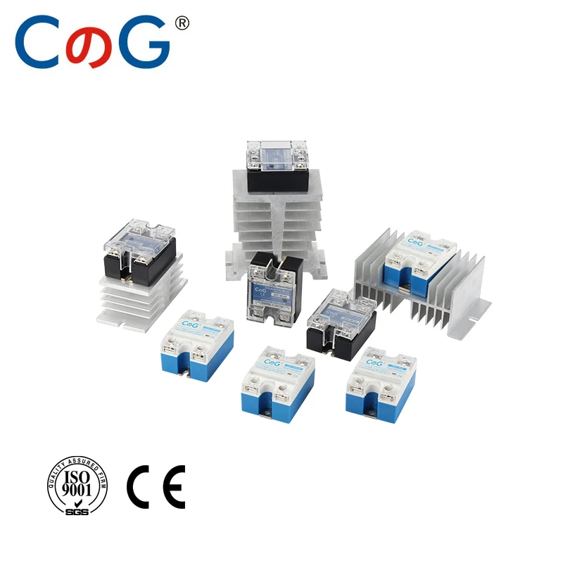 CG-Relé de estado sólido de tensão única, dissipador de calor de controle DC, 1Phase, JGX, CG SSR-400DD, 400A, 220V, 380V, 600V, 3-32VDC a 5-220VDC,