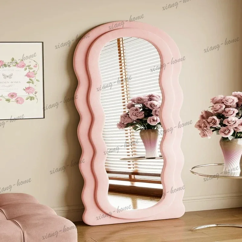 LJY Modern Vanity Mirror Decor Unbreakable Decoration Compact Makeup Mirror Decor Art Bedroom Custom Grand Miroir Home Decor Ite