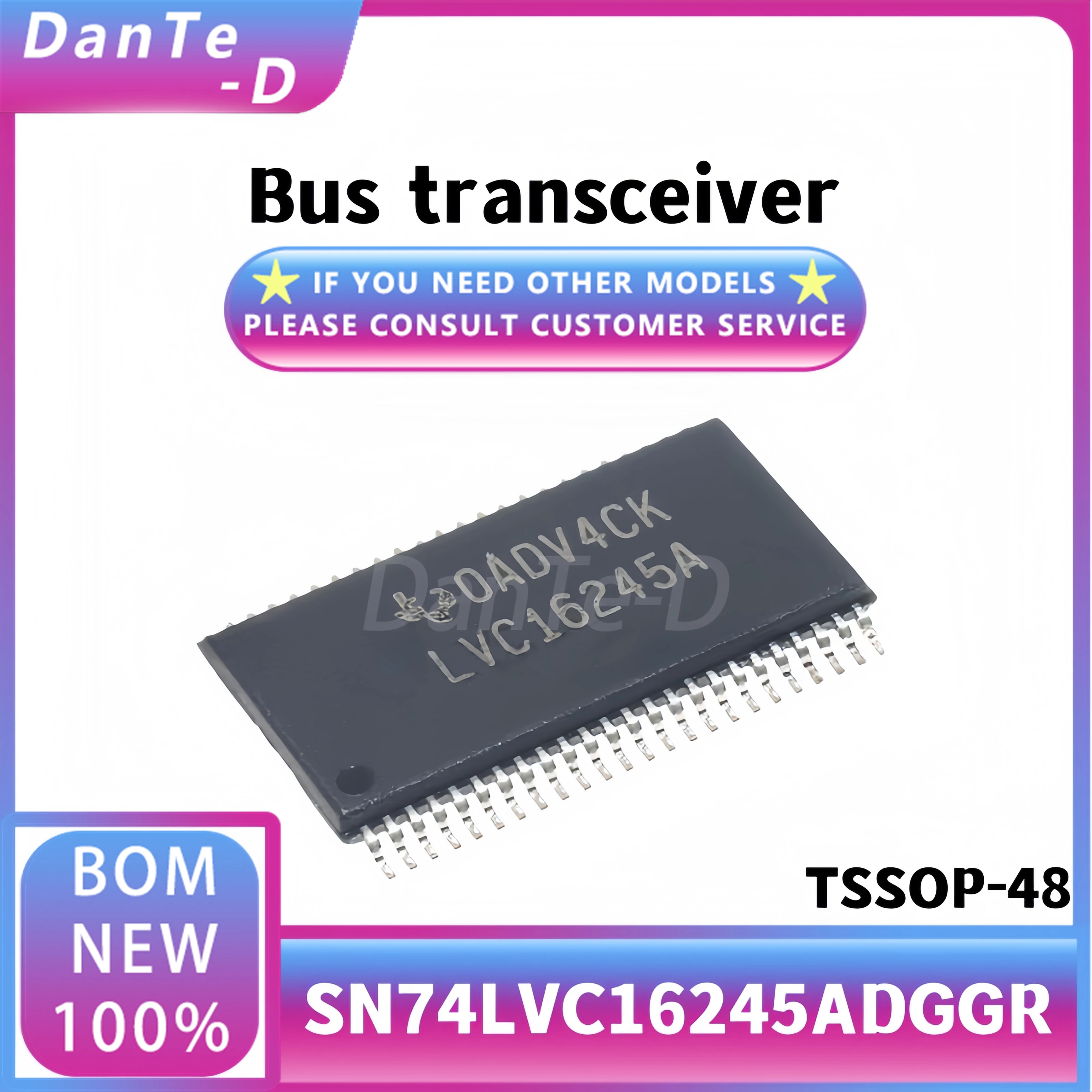 10PCS SN74LVC16245ADGGR TSSOP-48 three-state output 16-bit bus transceiver new original authentic