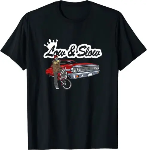 NEW LIMITED L.A Lowrider Bicycle Los Angeles Chicano Cholo Lowrider Car T-Shirt