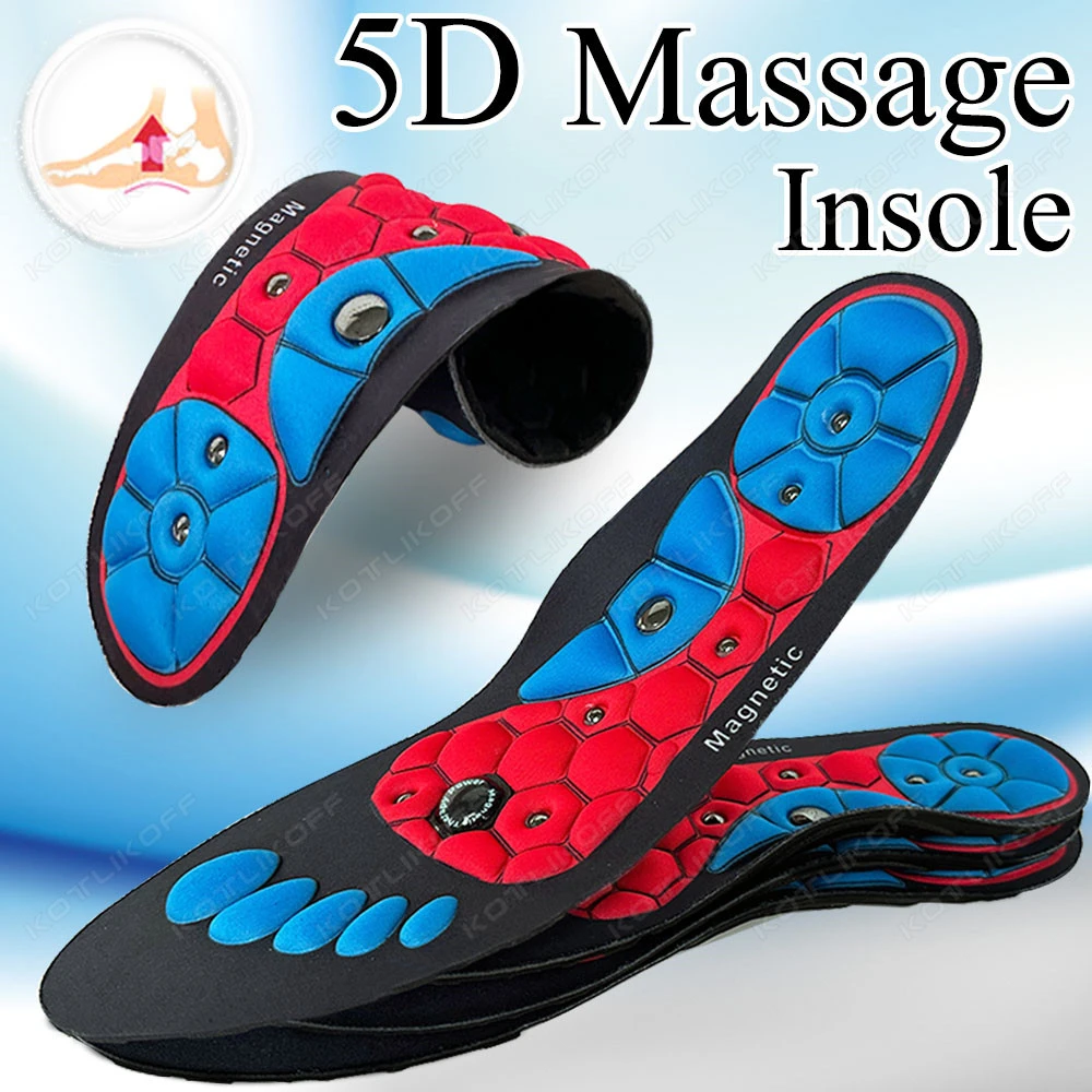 

NEW Magnetic Massage Orthopedic Insoles Soft Comfortable Foot Pad Arch Support Breathable Deodorizing Walking Running Insoles