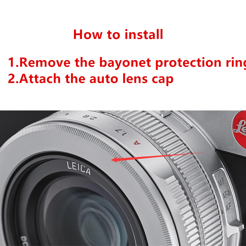 Protetor de tampa de lente automática para câmera Leica D-LUX7 D-LUX8 DLUX7 DLUX8 D LUX7 LUX8 D-LUX 7 8 D7 D8