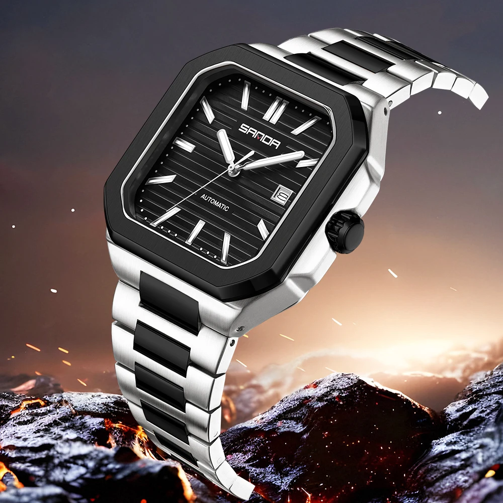 Роскошные мужские автоматические часы Tonneau 2021, квадратные механические часы Pagani Designs, водонепроницаемые часы для мужчин, спортивные стильные Relogio Mujer