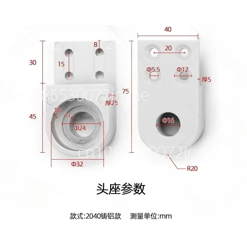 Cast Aluminum Assembly Line Accessories, Full Set of Small Conveyor Conveyor with Bearing Roller