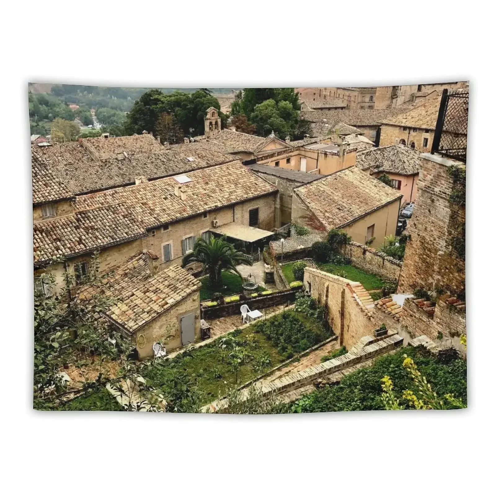 Italian Rooftops Tapestry Wall Tapestries Room Decor Cute Wall Decoration Christmas Decoration Tapestry