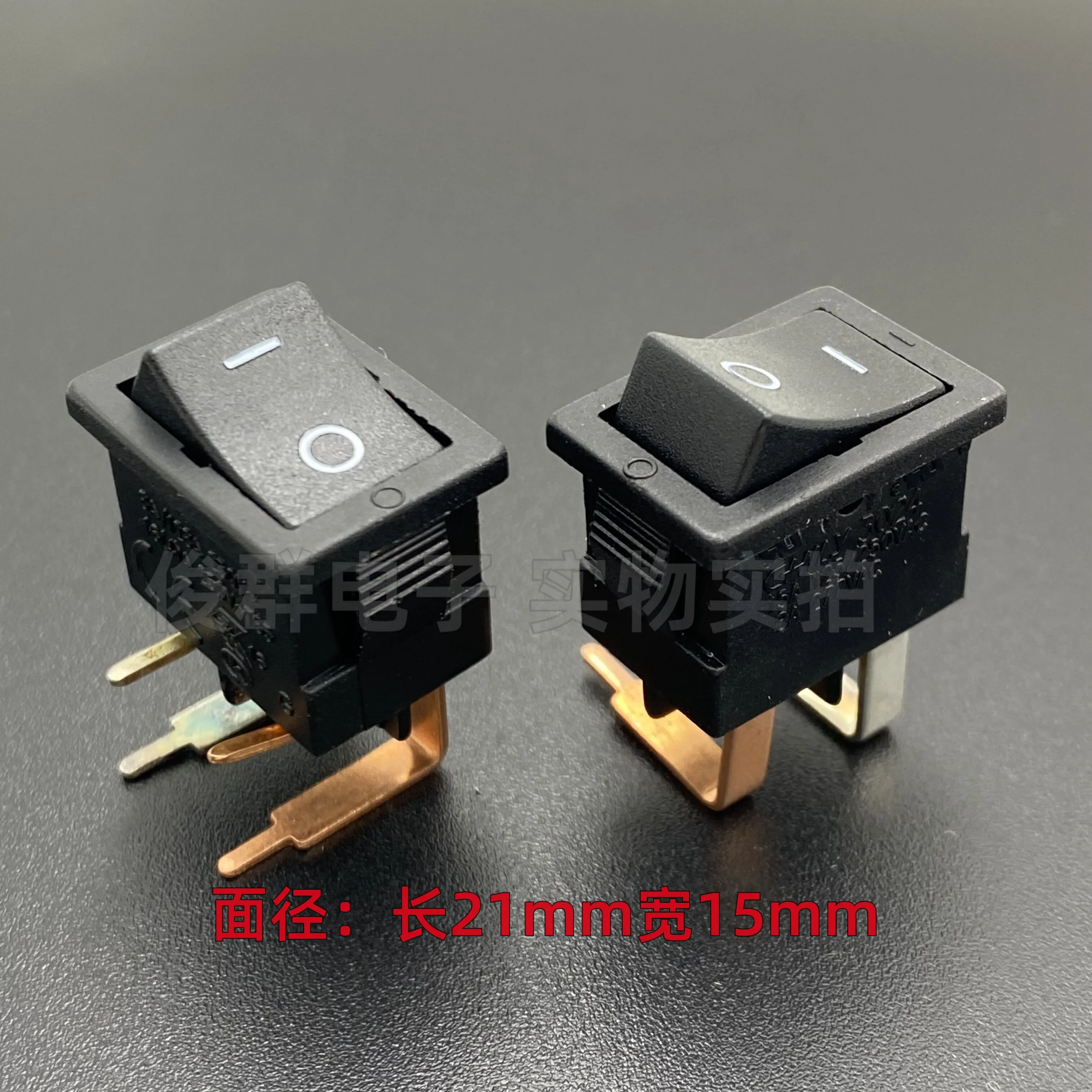 

10 шт./компл. Тайваньские кнопочные переключатели 3024, 4-контактные, 2-полюсные, с высоким током 16А, кнопочные переключатели питания.