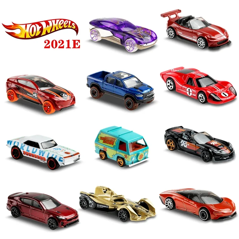 2021E Original Hot Wheels Mini Alloy Coupe Model Metal Die-Casting Simulation Racing Toy Boy Collection Gift