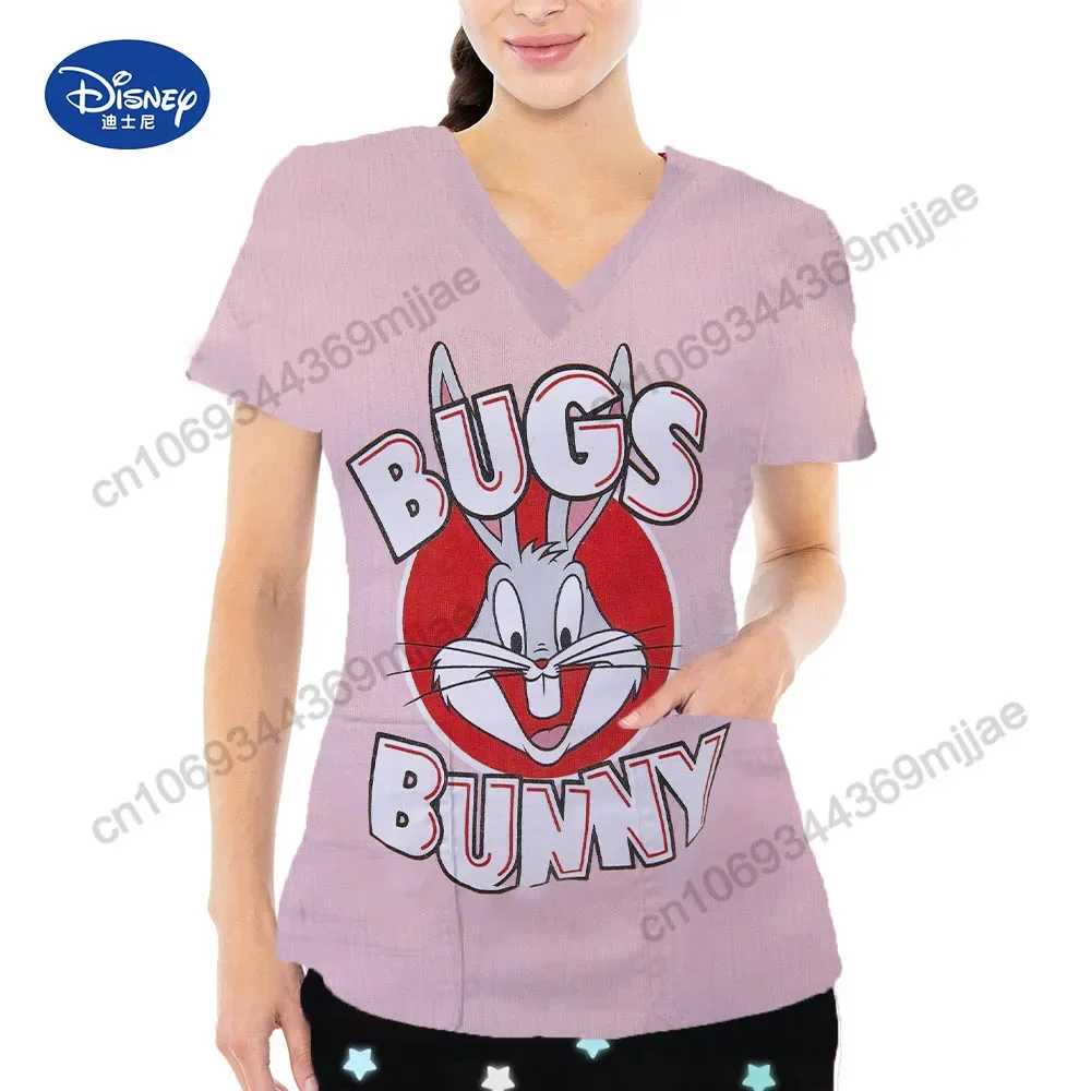 

V-neck Womens Blouses Woman Free Shipping Fashion Pocket Women Top Y2k Tops Casual Clothing Anime Tshirt Luxury Clothes Women