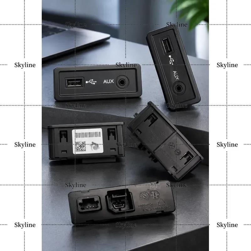 Car Usb Aux Interface Adapter Auxiliary Usb Plug Socket For Renault Kadjar Koleos Talisman X47