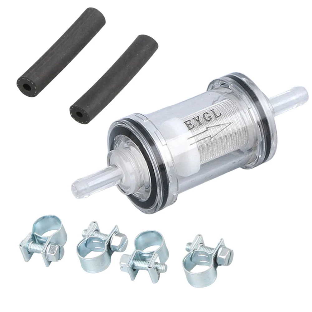 Transparent Diesel Filter with Stainless Steel Mesh Removable Washable Design for Fuel System Protection in Vehicles