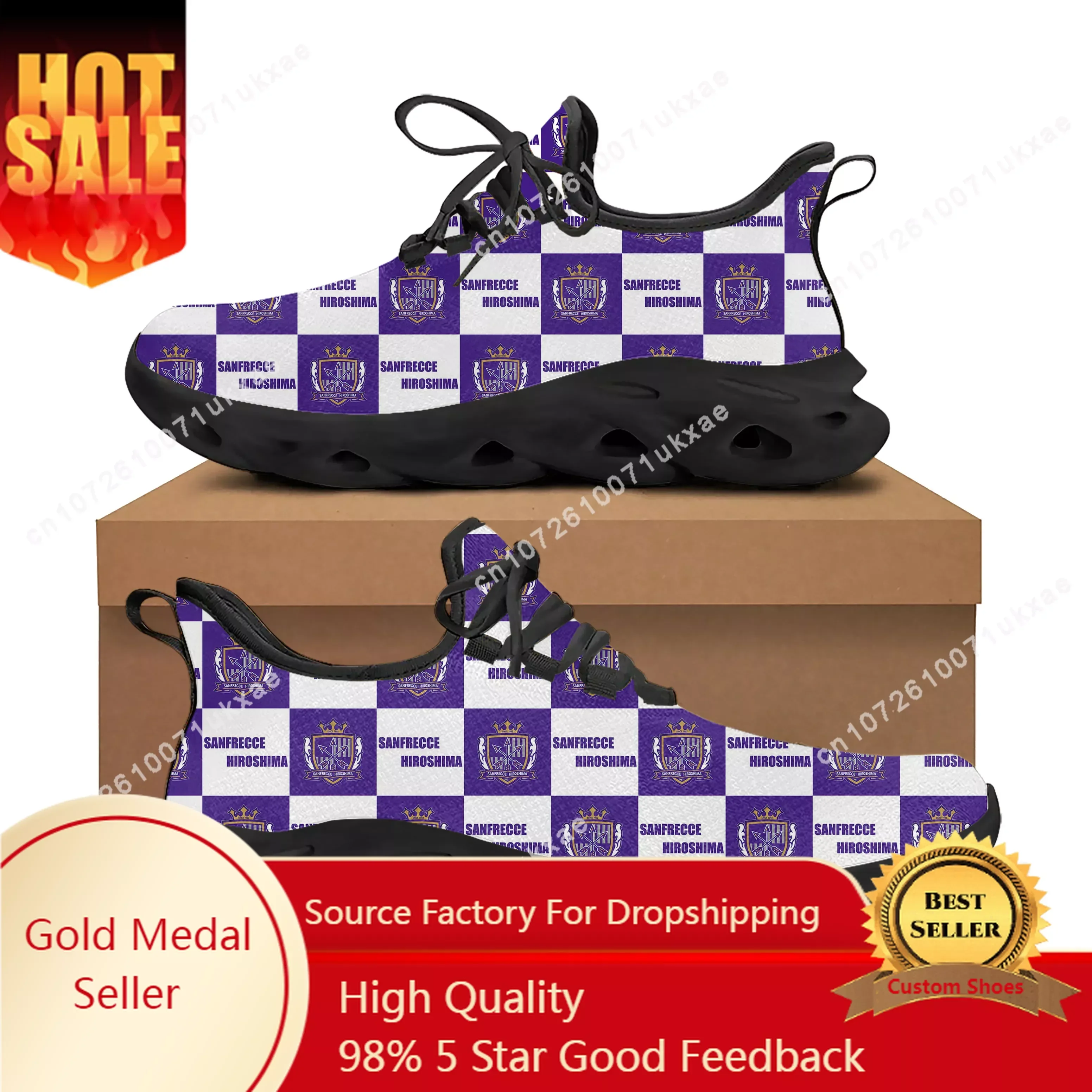 

サンフレッチェ Sanfrecce Football Flats Sneakers Mens Womens Sports Running Shoe High Quality DIY Sneaker Lace Up Mesh custom made Shoe