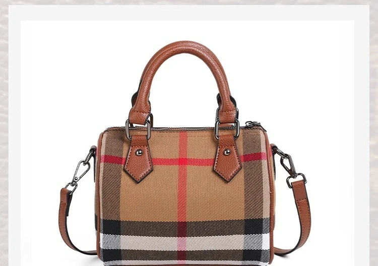 Torebka na ramię w stylu vintage ze skóry, 2025, wysokiej jakości torebka damska, modna retro listonoszka i torebka z górnym uchwytem.