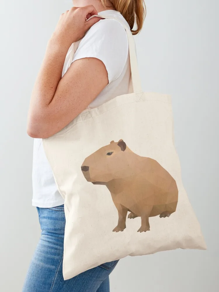 

Capybara Polygon Art Tote Bag Candy bags Women's beach bags tote bag men tote bags cloth