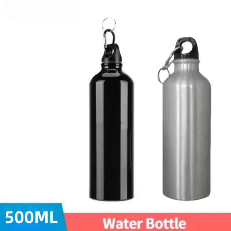500 مللي زجاجة مياه رياضية ركوب الدراجات التخييم زجاجة ماء سبائك الألومنيوم دراجة الرياضة في الهواء الطلق شرب كوب دراجة معدنية غلاية #1