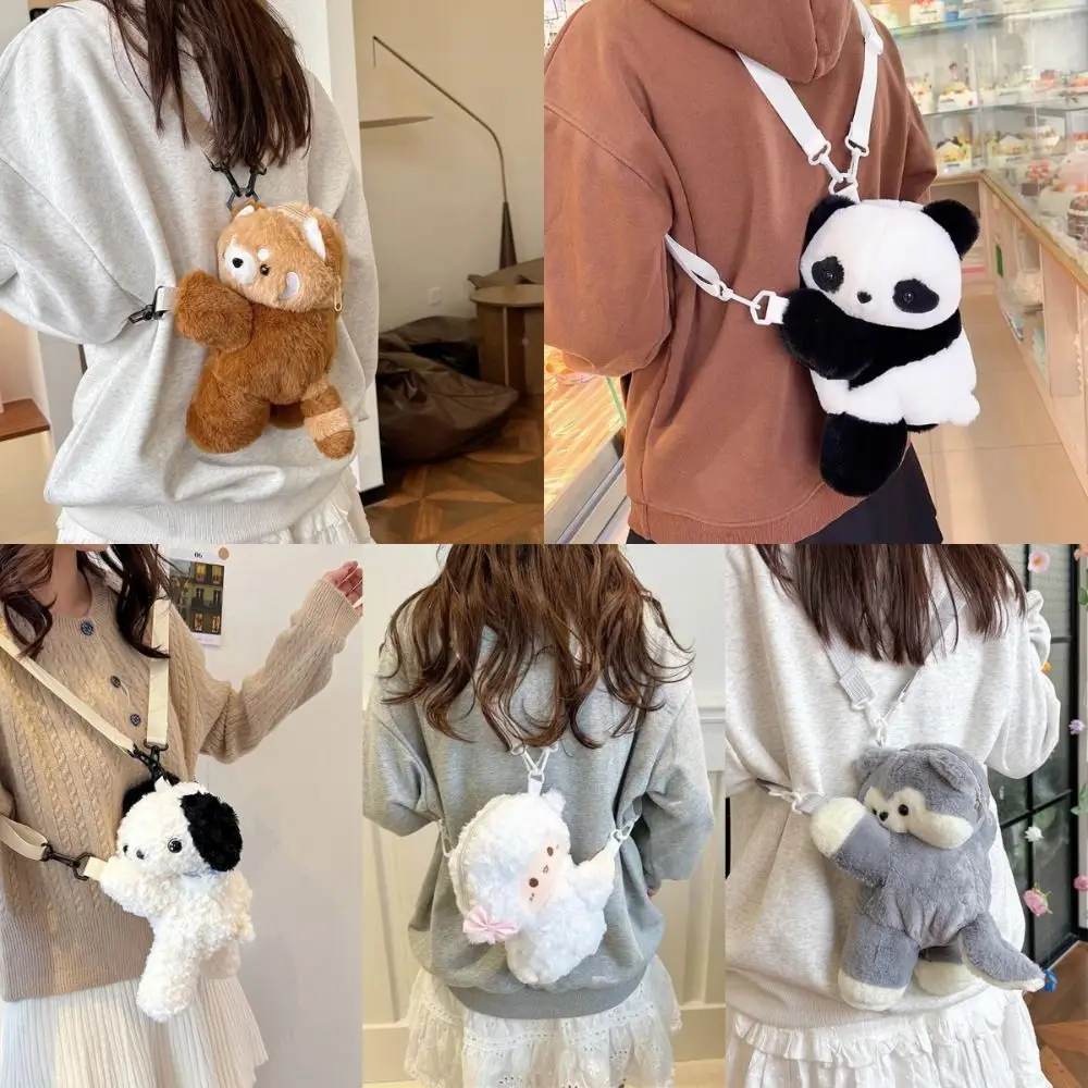 

Fashion Penguin Panda Shoulder Bag Large Capacity Sheep Bear Doll Crossbody Bag Comfortable Cute Tote Bag Women