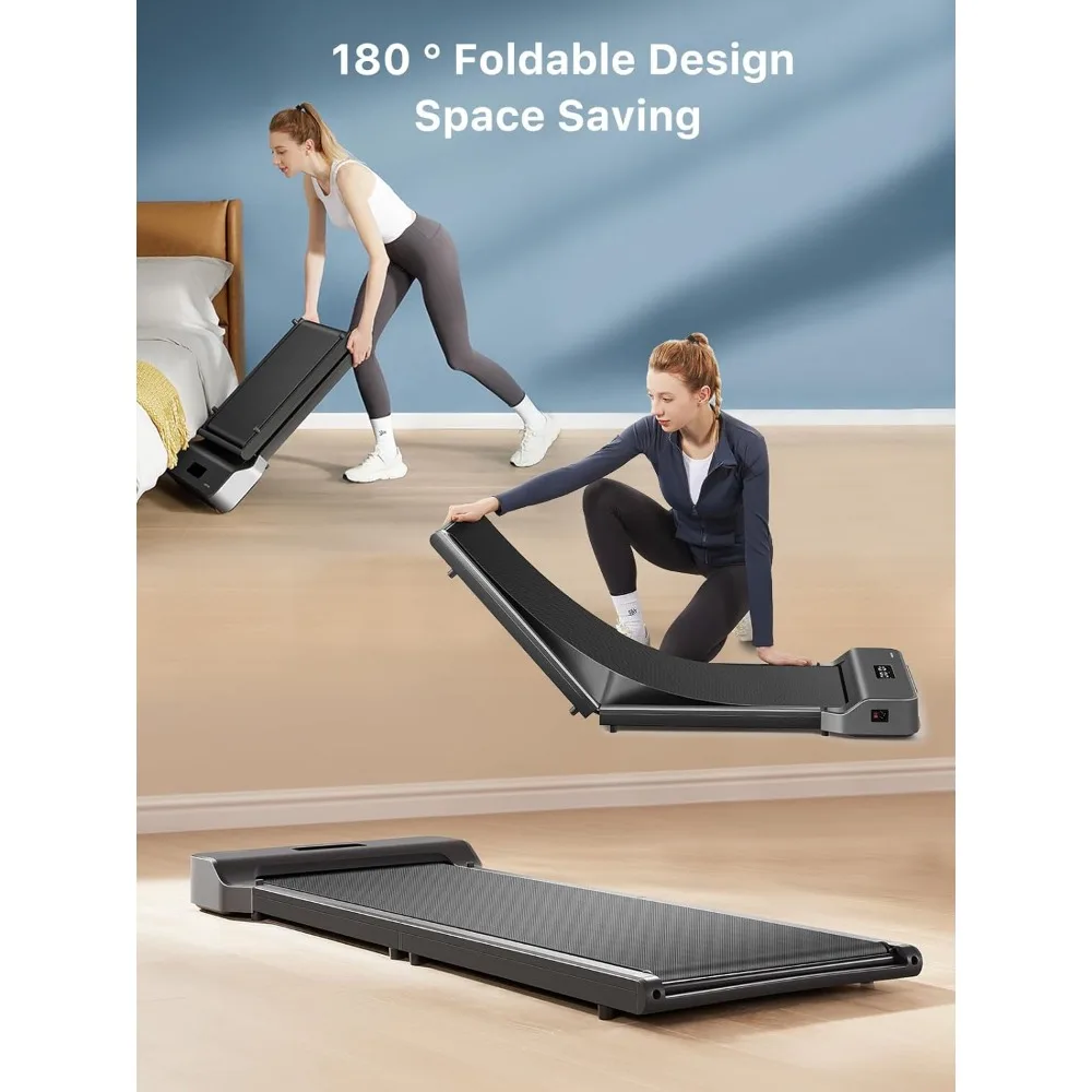 Z1 Walking Pad Treadmill, 180°Foldable Under Desk Treadmill for Home Office with 242lb Capacity,