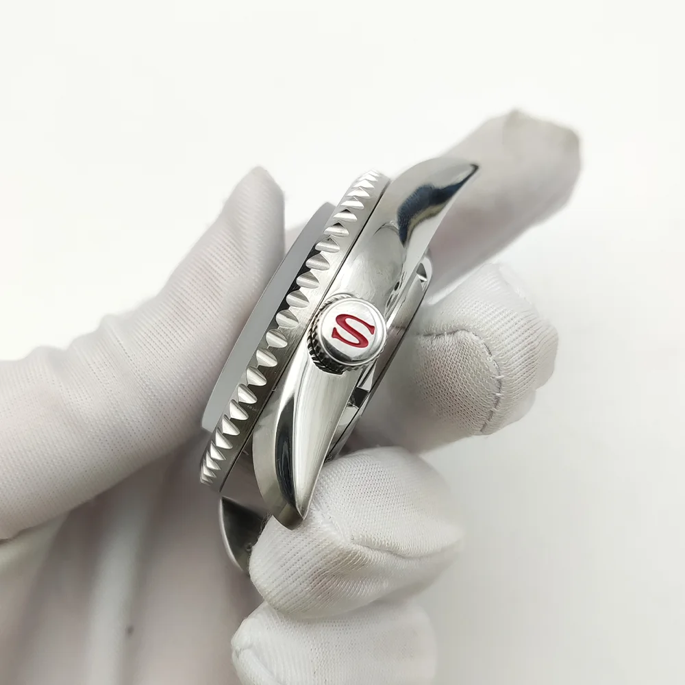 Accesorios de reloj para hombre, caja NH35, resistente al agua, parte trasera transparente, Juego de piezas de accesorios de reloj, 42 mm