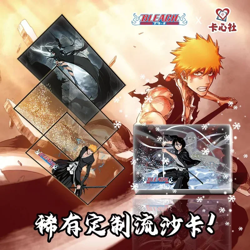 New Japanese Anime Bleach Card Characters Limited Rare Colorful 3D Flash Card Games Card Collection Cards Kids Xmas Toys Gift