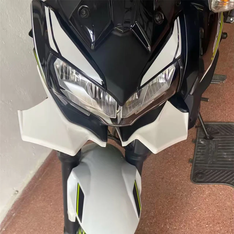 가와사키 Z650 Z 650 Z650 2021-2025 오토바이 프론트 스포일러 윙렛 에어로다이나믹 다운포스 스포일러 페어링 커버 액세서리 썸네일 5