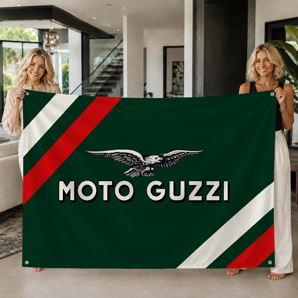 Moto G-Guzzi MotoBrand flag Decoration Outdoor Picnic Party Art Hanging Home Camping Party Banner