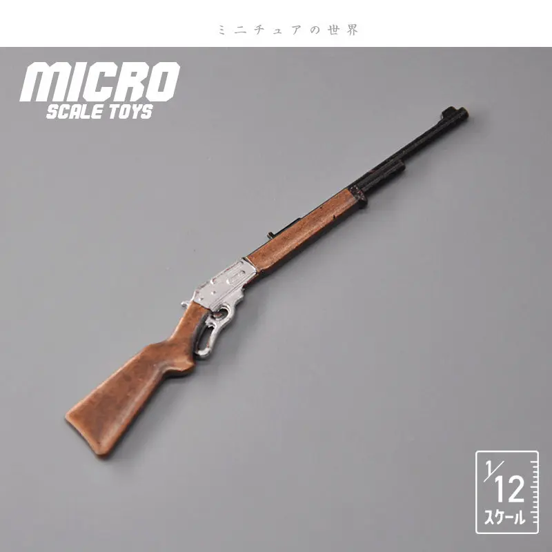 

1/12 Scale Realistic Metal Shotgun Model, Detailed Miniature Rifle for Dollhouse Military Diorama Display Collectible Gift