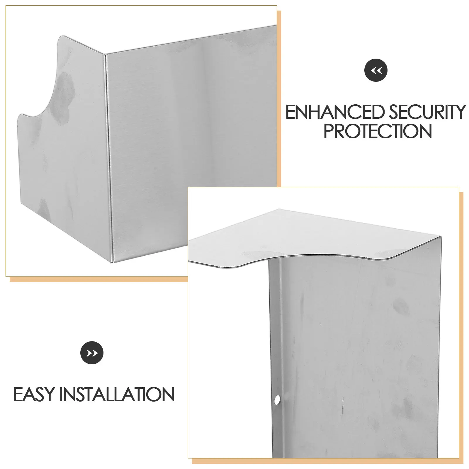 Stainless Steel Outdoor Waterproof Outlet Box Protection Cap Power Supply Wireless Housing Cover Electrical Box Splash Proof
