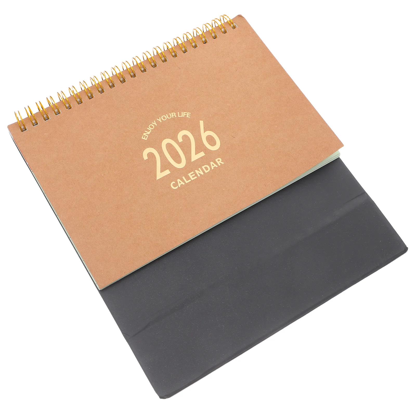 Mini Desk Calendar Small 2025-2026 Standing Flip Monthly Schedule Thick Paper Office Home Organizer Desk Calendar Standing