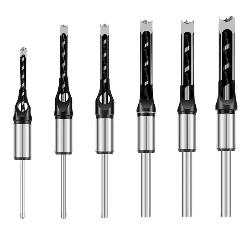 

JHD Square Hole Drill Cast Professional Precise Woodworking Tool Drill Bit For Hand Electric Drill
