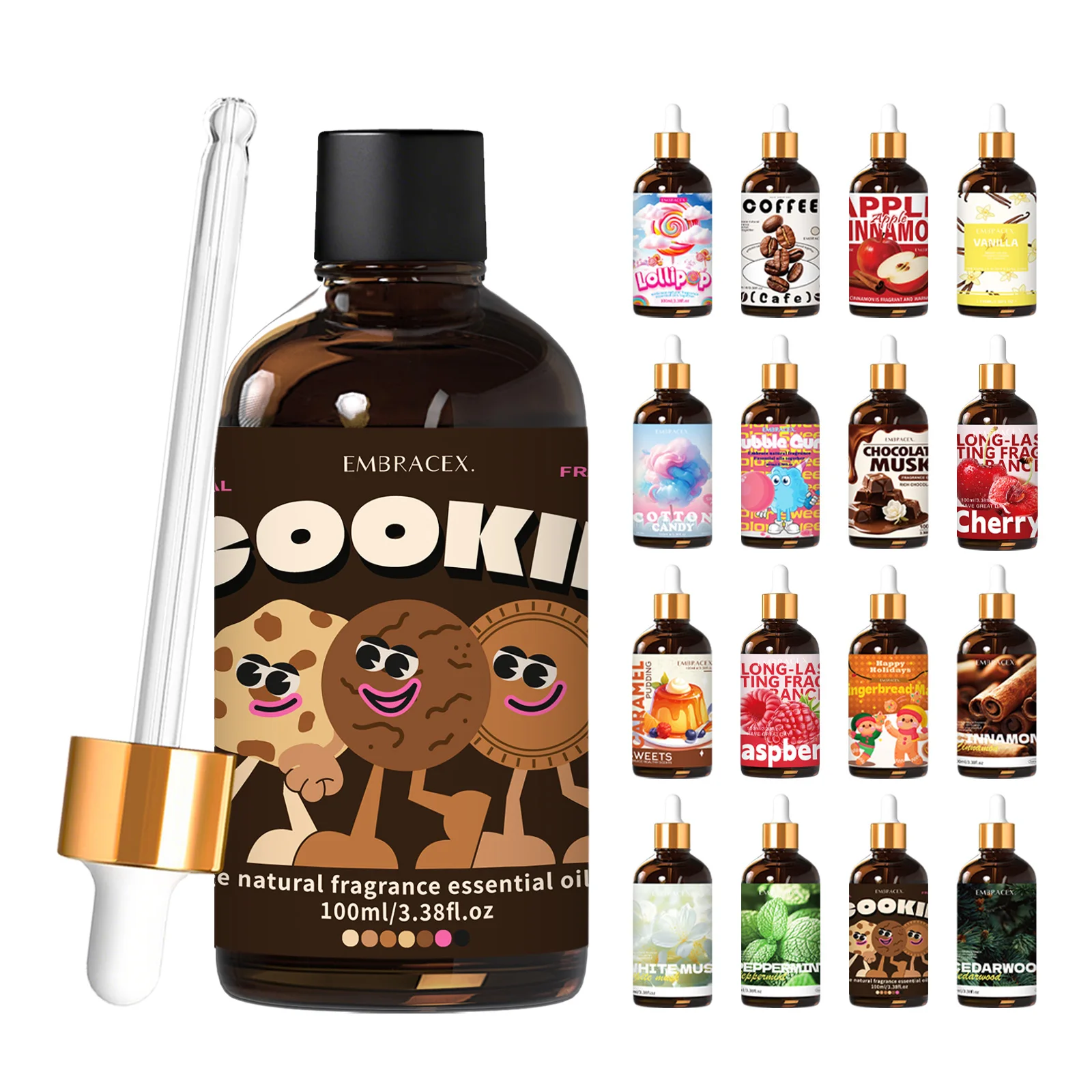 27 Type 100ml Fragrance Oils Car Air Freshener Long Lasting Fragrance For Reed Diffuser Oil Holiday Gifts For Friends