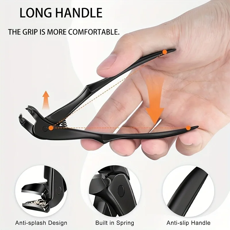 4 Set Nail Clipper Manicure Set Angled Head Toe Nail Clipper Thinck Ingrown Nails Ingrown Toenail Clipper Nail Cutter Set Tools