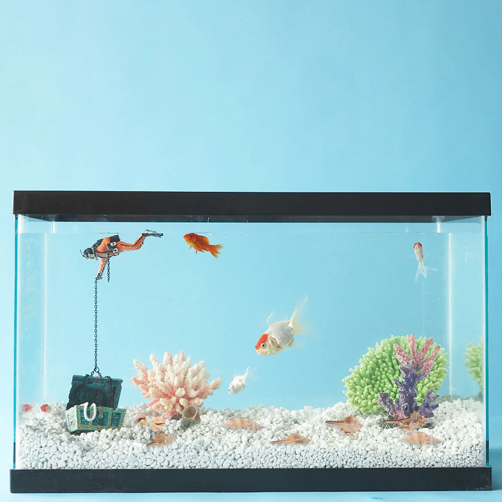 

1Pack Aquarium Simulation Conch Shell Decoration 200G Lifelike Fish Tank Landscape Decor Natural Environment Accessories