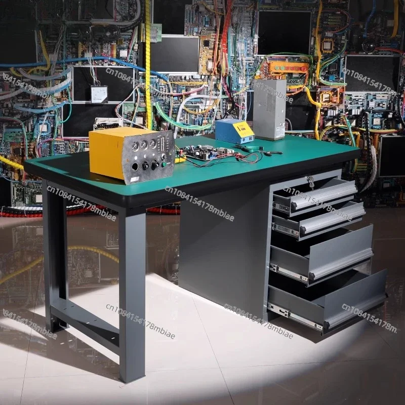 Anti-static Heavy Duty Workshop Workbench Multi Drawer Machining Console Fitter Side Cabinet Station