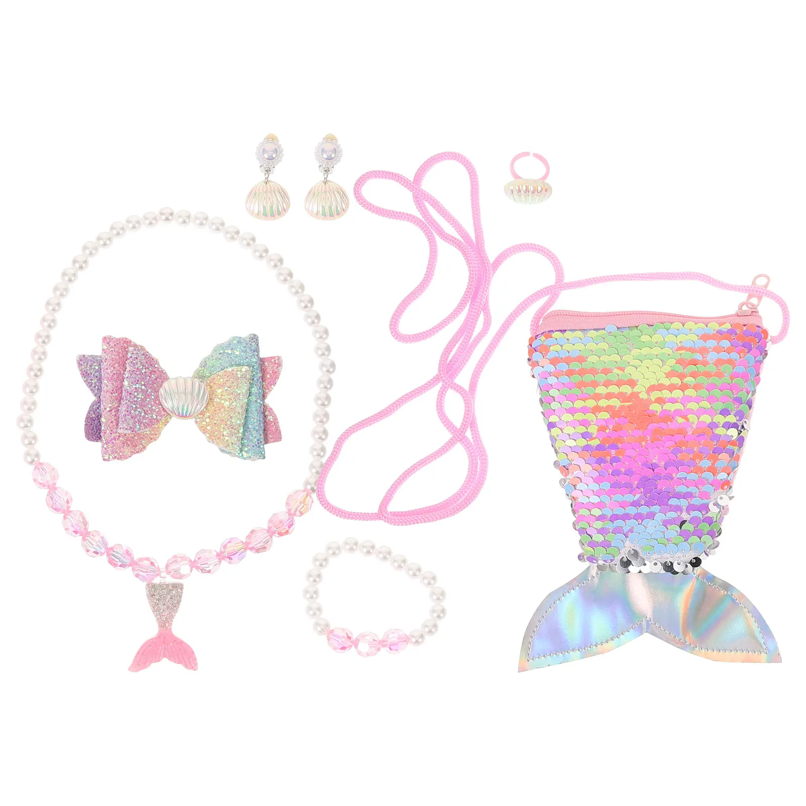 Kinderen Ketting Armband Set Decoratief Mooie benodigdheden Mooi Eenvoudig Kleuraanpassing Comfortabel Materiaal Draagbaar Gemakkelijk te