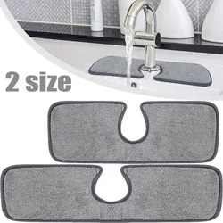 Home Kitchen Sink Splash Mat Faucet Splash Catcher Countertop Absorbent Mat For Kitchen Bathroom Drying