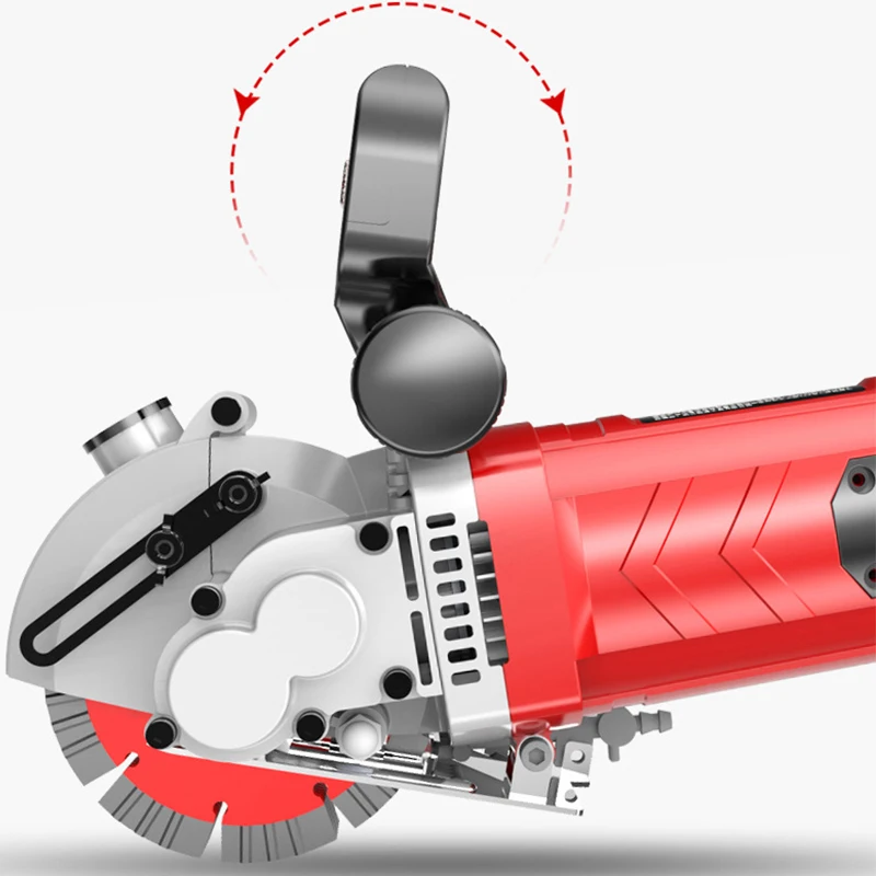 New Electric Wall Chaser Concrete Wall Slotting Grooving Machine Industrial   Concrete Marble Brick Wall Slot Cutter
