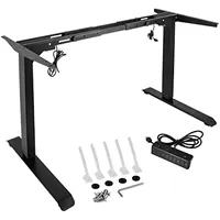 VEVOR Electric Height-Adjustable Desk 120kg Load Capacity Electric Lifting Table Frame Computer Desk Digital Remote Control