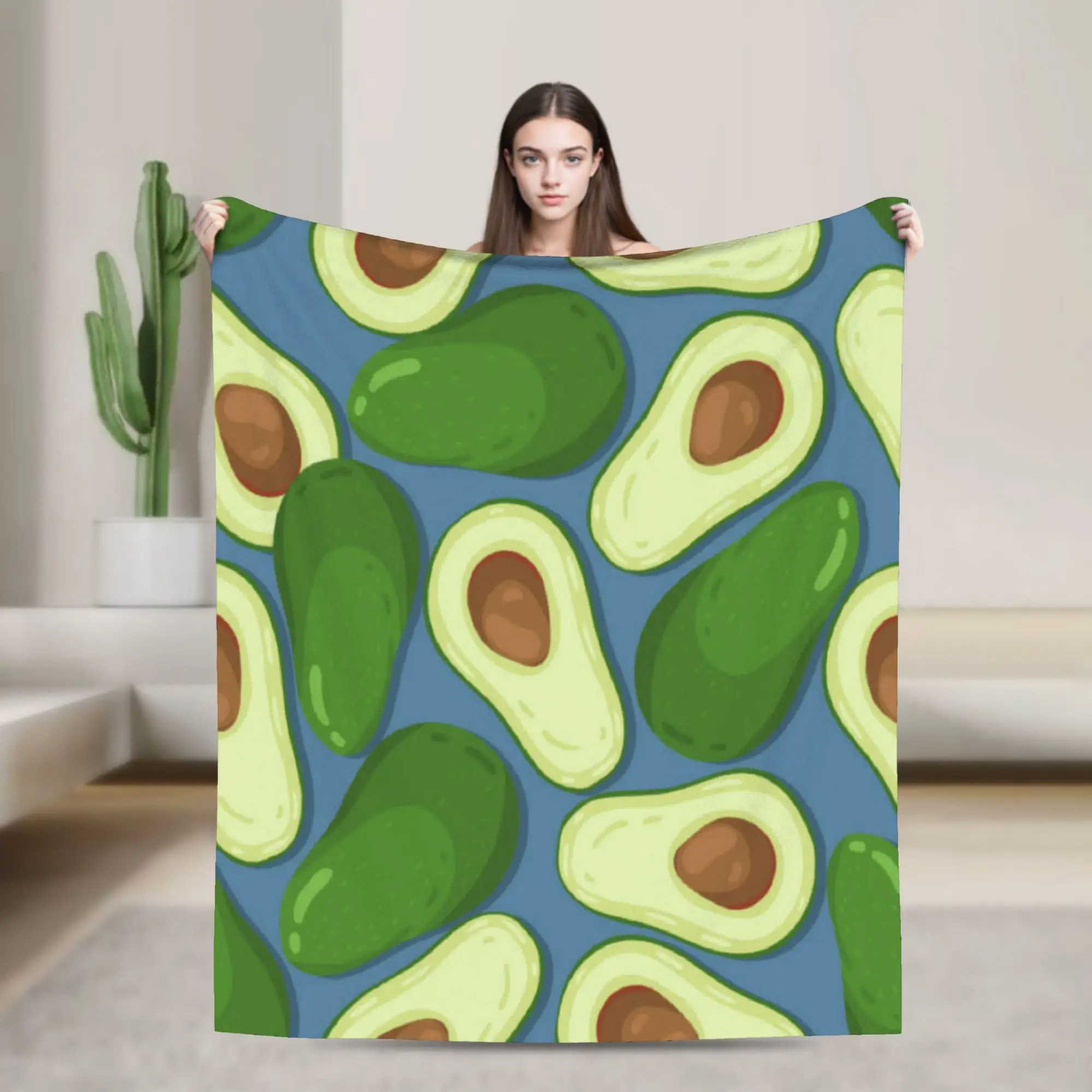 Cute Fruit Vegetable Flannel Blankets Winter  Super Warm Bedding Throws for Boy Girl Outdoor Funny Bedspread Sofa Bed Cover