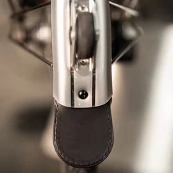 High-grade Genuine Leather Mudguards Fenders for Brompton Bike Foldable Bicycle Modification and Upgrade Accessories