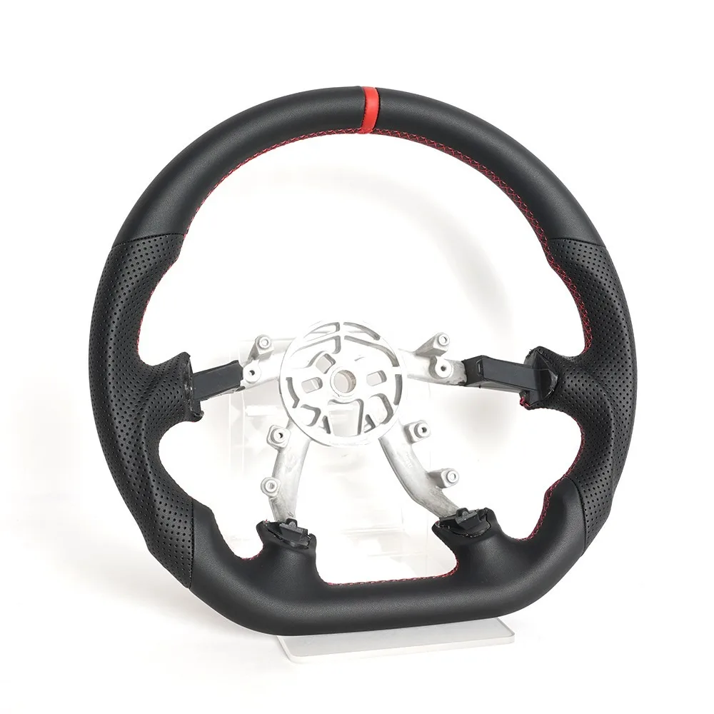 

Full Leather Steering Wheel D-Type Racing Design Red Center Line Fit For Chevrolet Corvette C5 Z06 ZR1 1997-2004 Car Accessories
