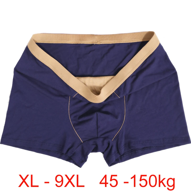 3pcs Oversize Men Boxers Plus Size Panties Underpants 95% Cottoon Underwear Fat Man Underpanties Boxershorts Loose Shorts