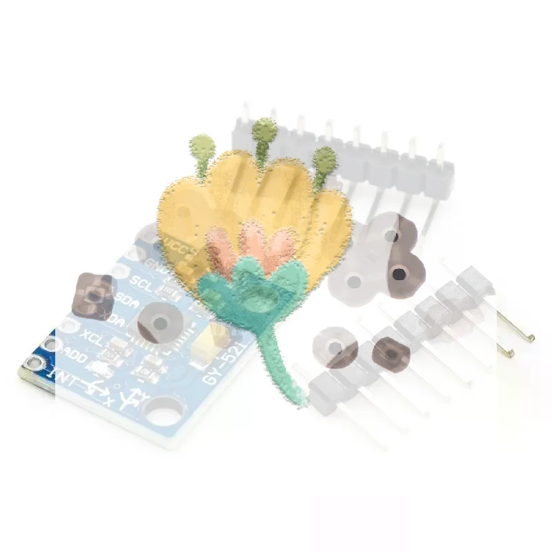 1 Set MPU6050 GY-521 3-Axis Accelerometer Gyroscope 6DOF Sensor Module High Precision Small Size Breakout Board