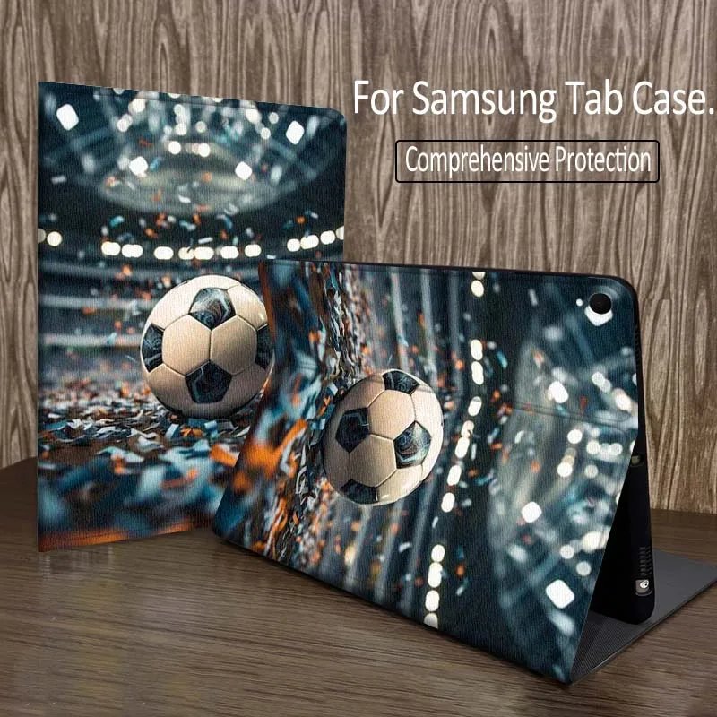 Creative Football Design Tablet Case For Samsung Galaxy Tab A A7 A8 A9 A11 S6 S11 Lite Plus 10.1 10.4 10.5 Inch 2022 2025