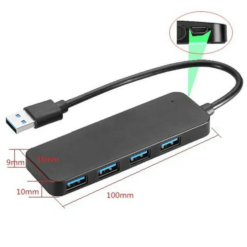 USB C HUB High Speed 4 Port Multi Splitter Adapter OTG for Lenovo HUAWEI Xiaomi Macbook Pro 15 Air  Accessories