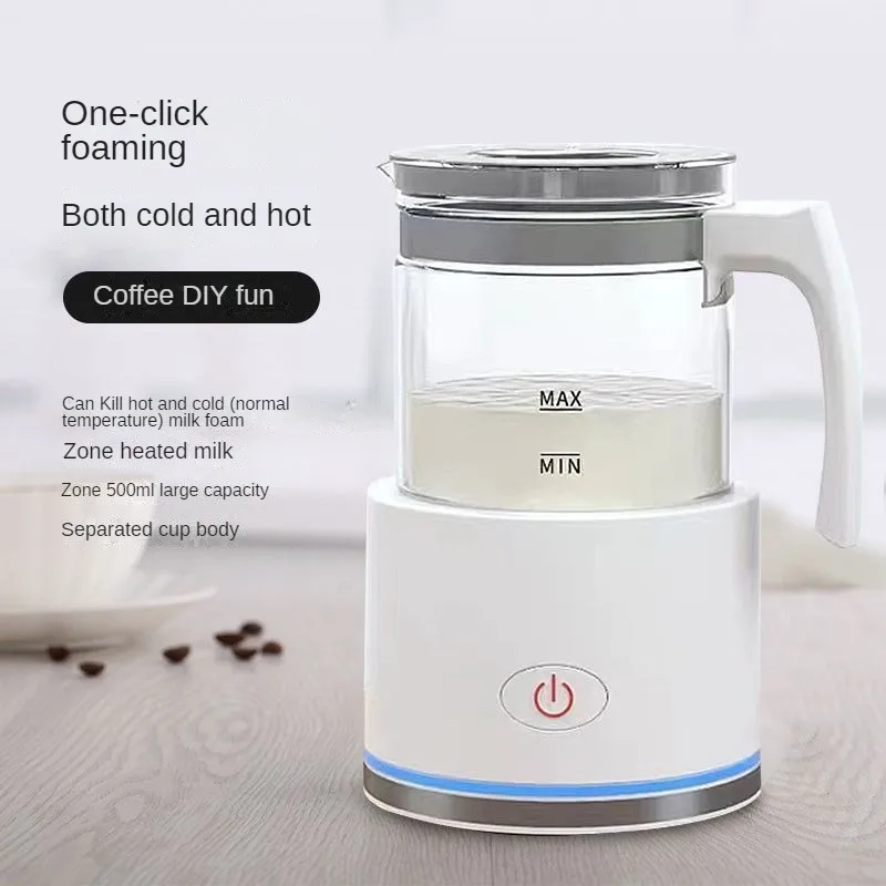 500ml Electric Milk Frother Milk Frother Intelligent Temperature Control Fancy Coffee Heated Milk Milk Frother for Home Use