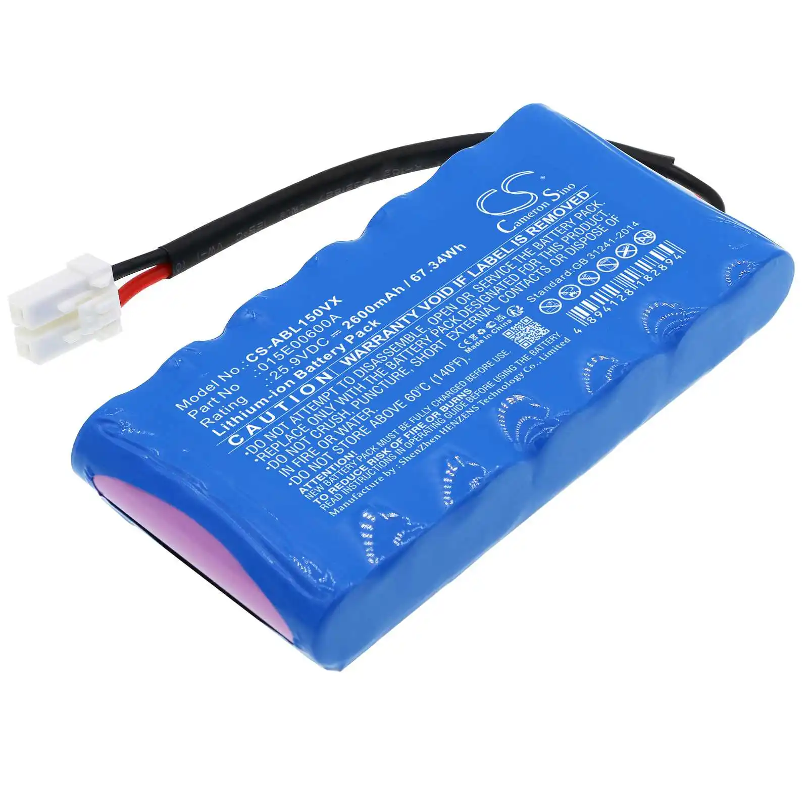 

015E00600A Battery For Wiper i70 i100S i130S