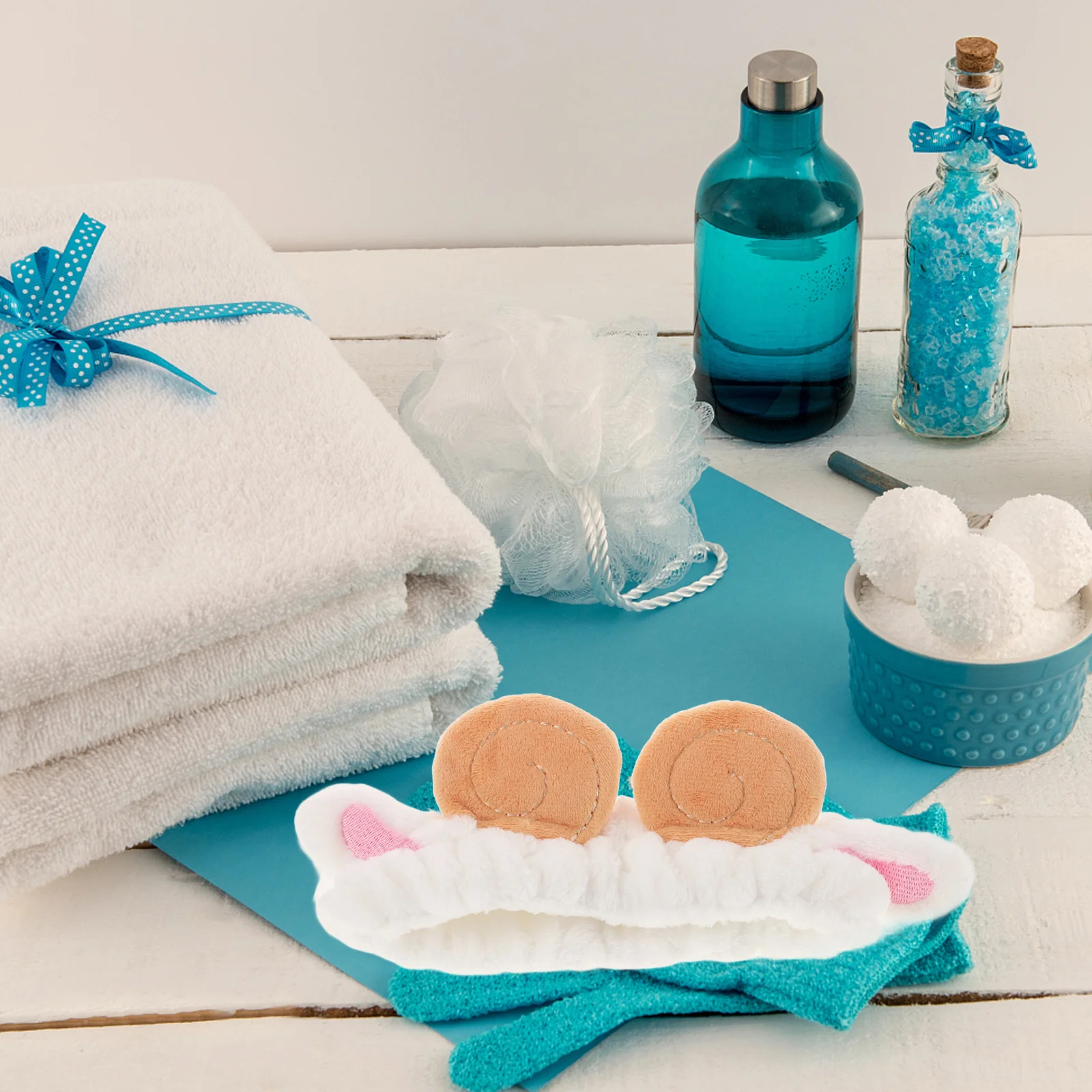 

Washing Headband For Women Cute Makeup Spa Bath Skincare Hairband Facial Hair Accessory Round Yoga Headbands For Women Edge