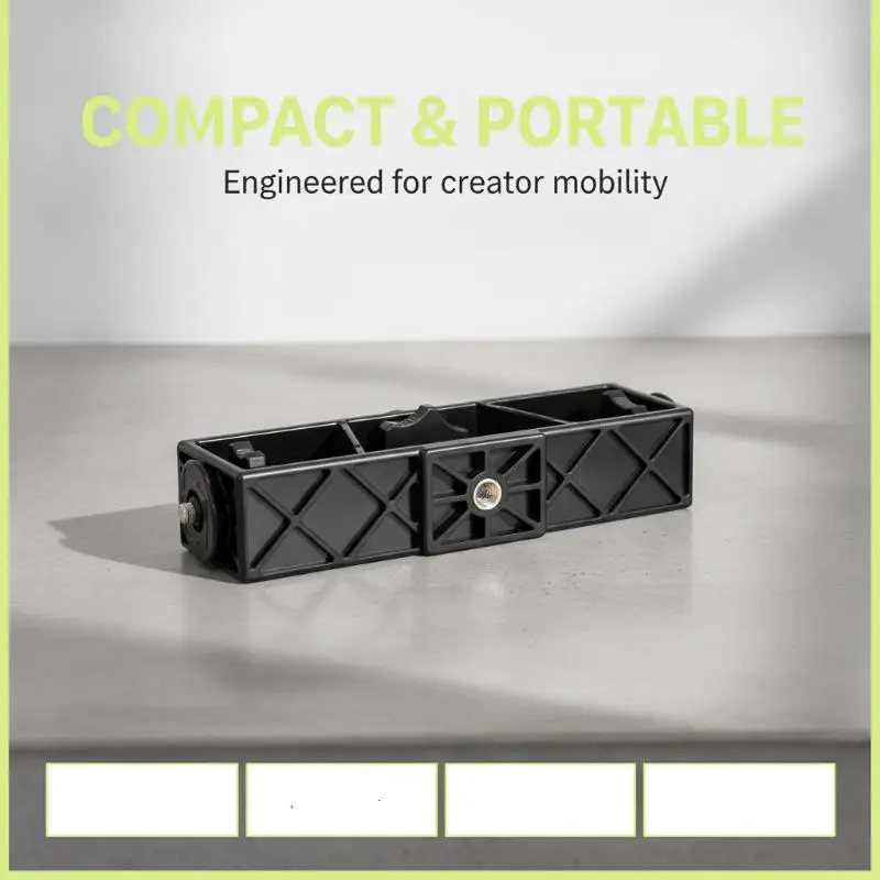 Three-Camera Phone Holder Mount Non-slip Base Adjustable Stabilizer for Live Streaming Online Workshop Video Shoot