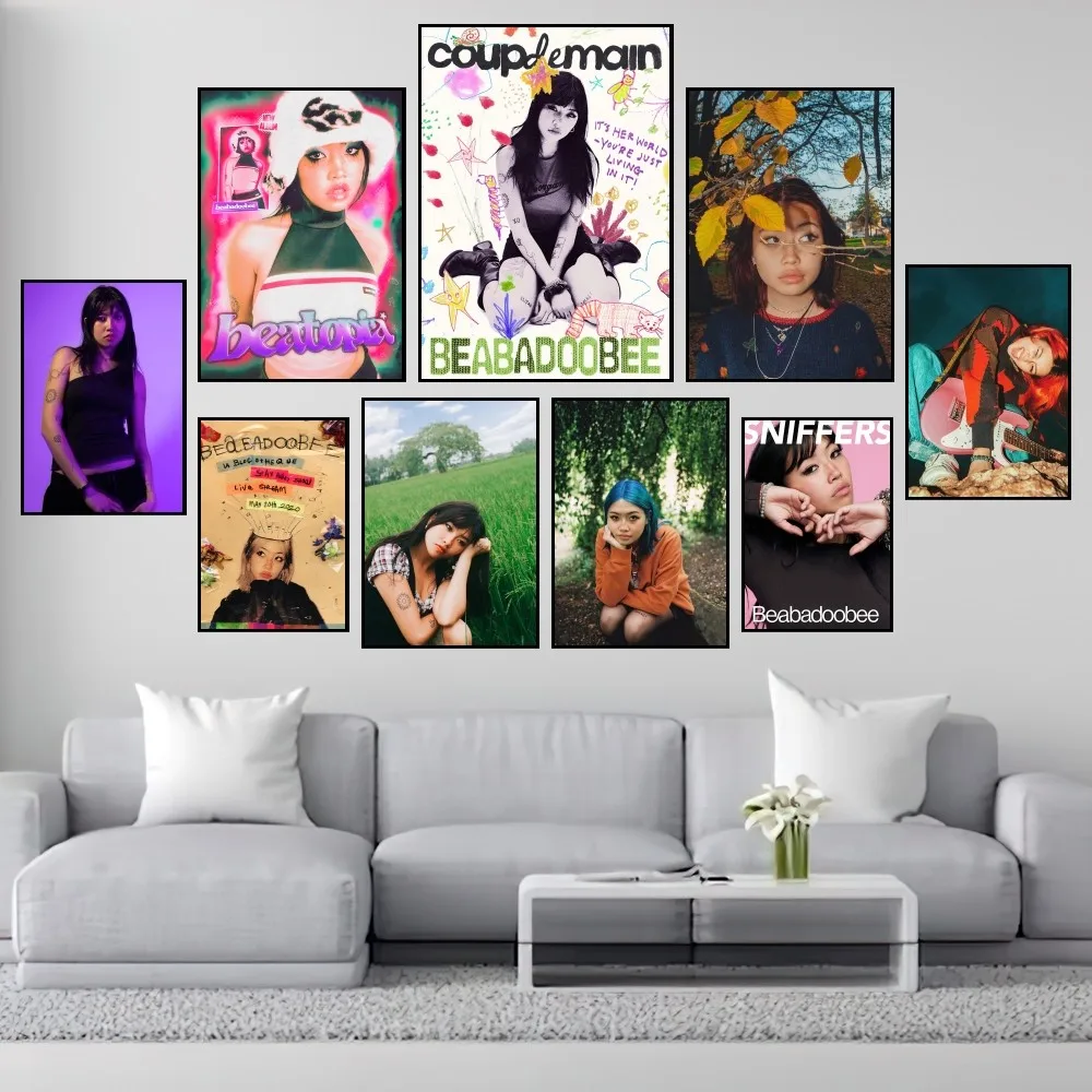 Singer Beabadoobee Live In London Poster Prints Wall Painting Bedroom Living Room Decoration Office Small