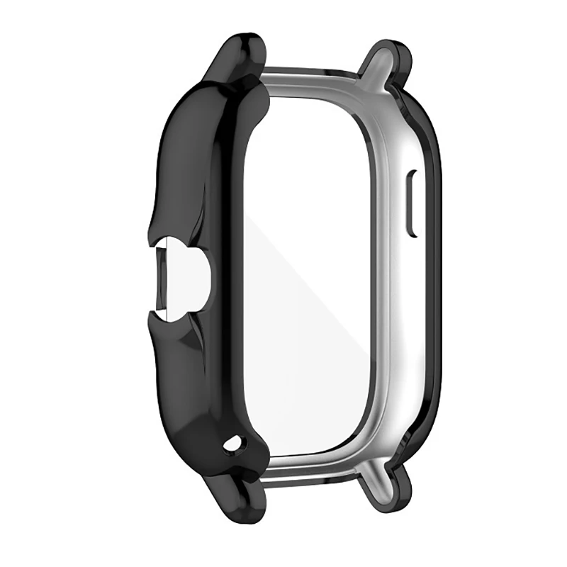 Protective Cover For Amazfit GTS 2 TPU Case For Huami Amazfit GTS 2E Smartwatch Protector A1968 Full Coverage Black